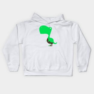 Baby T-Rex Cartoon Icon Kids Hoodie